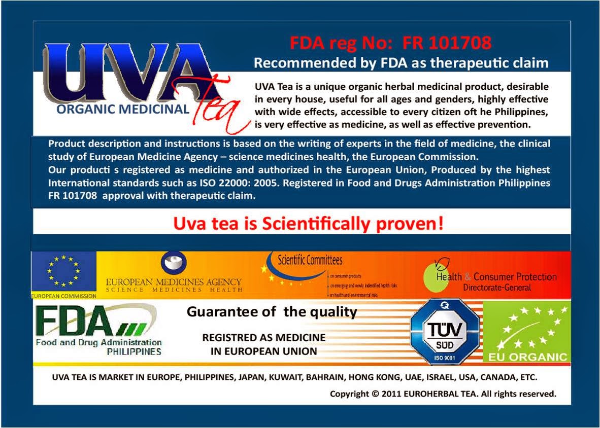 EUROLIFE FOR THE HEALTHY LIFESTYLE Benefits of Uva Tea