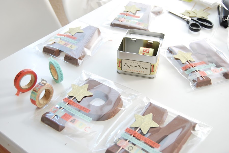 Letra de chocolate para regalar