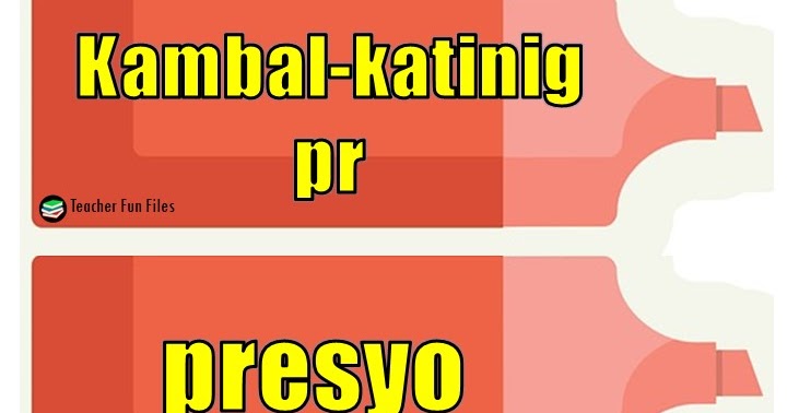 Teacher Fun Files: Kambal Katinig Pr | Flashcards