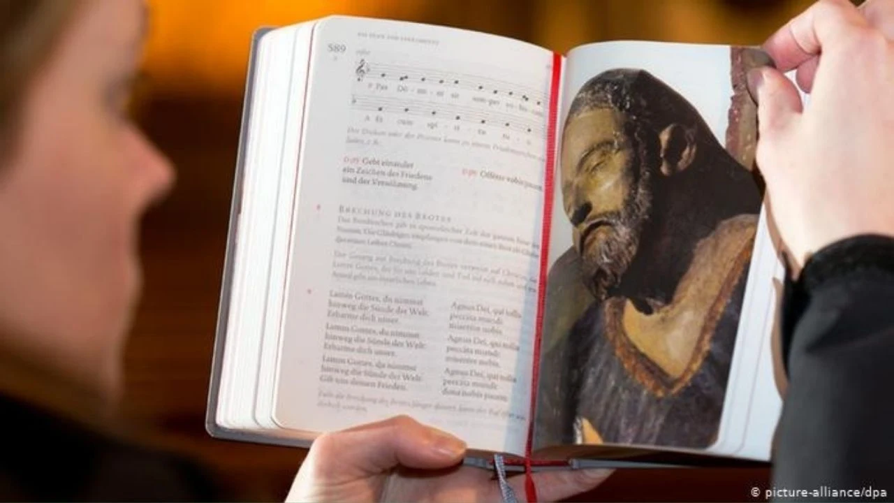 Gotteslob (Praise of God) book of hymns in Catholic churches in Germany