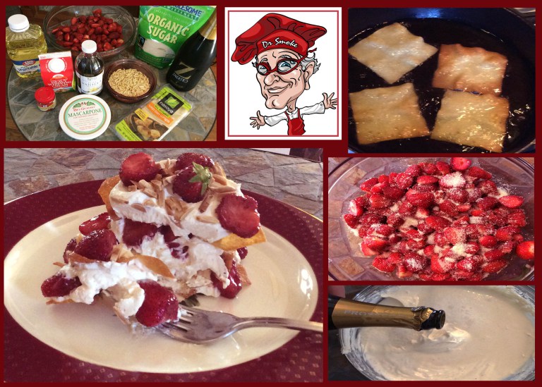 Dr Smoke Smoked Strawberry Napoleon