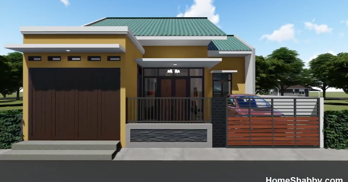  Desain  dan  Denah Rumah  Minimalis  Sederhana  Ukuran 9 x 10 