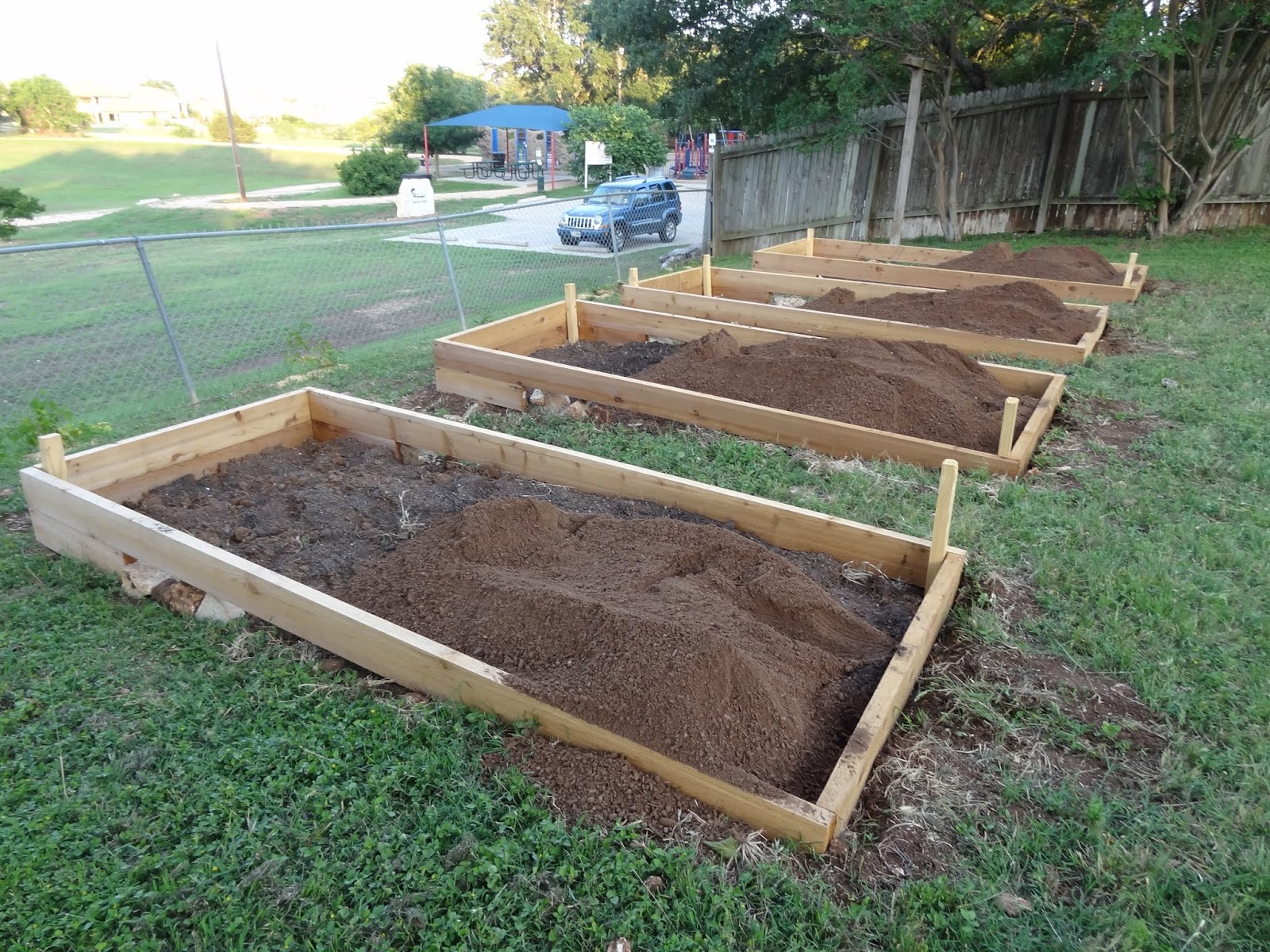 Rebecca's Texas Garden Building Raised Garden Beds