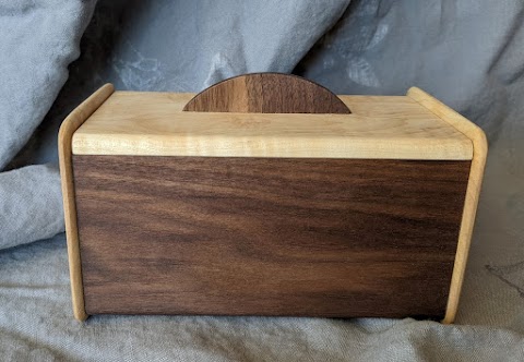 Curly Maple and Walnut Box