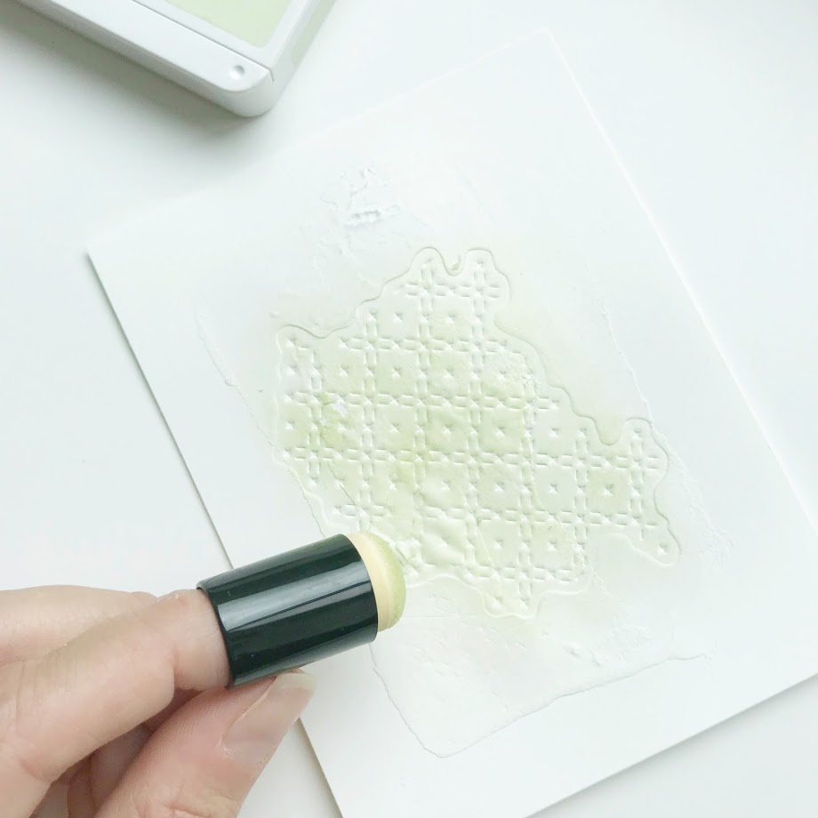 Crafty Little Peach Stampin' Up! Instagram Tip Embossing Onto