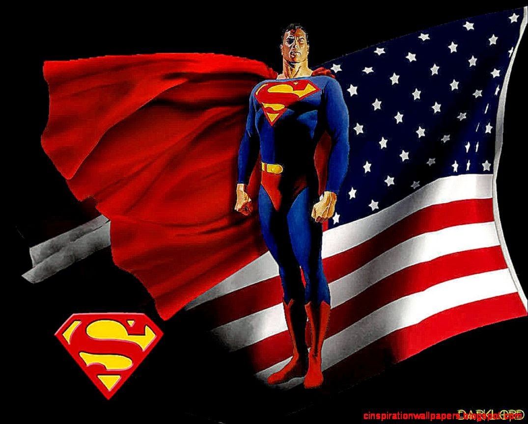 Superman Background American Flag