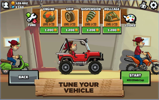 Hill Climb Racing 2 Mod Apk free shopping