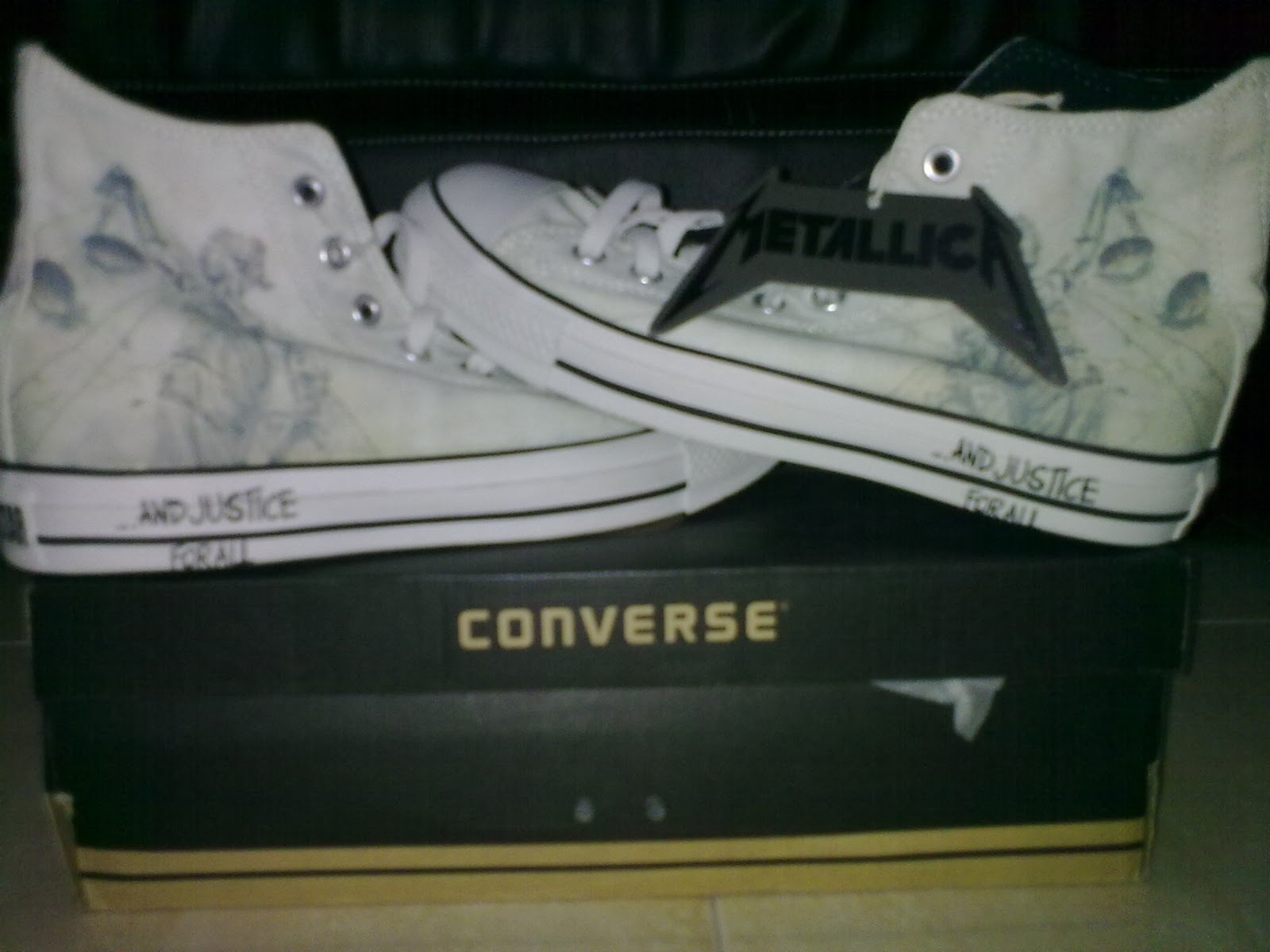 GARAGE 'eM Shop: Metallica Shoes Converse Limited Edition - ...And ...