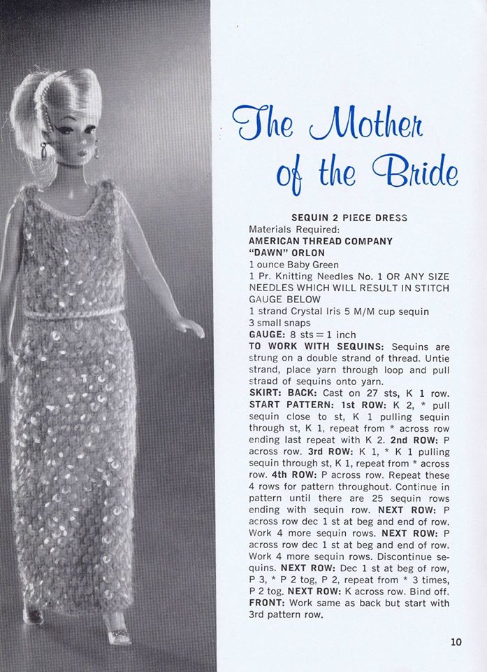 The Vintage Toy Chest Doll Clothes Knitted and Crocheted