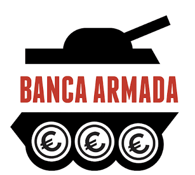 cargos públicos españoles cobran bancos financian industria militar.