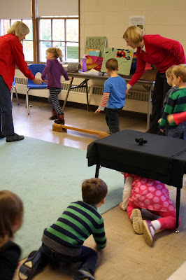 Gross Motor Skills Developed during an Obstacle Course in ECE by Miss Carole at "PreK+K Sharing" 