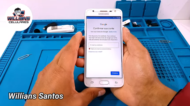 Aprenda como Remover a Conta Google Samsung J5 Prime, J7 Prime, J7 Neo android 8.