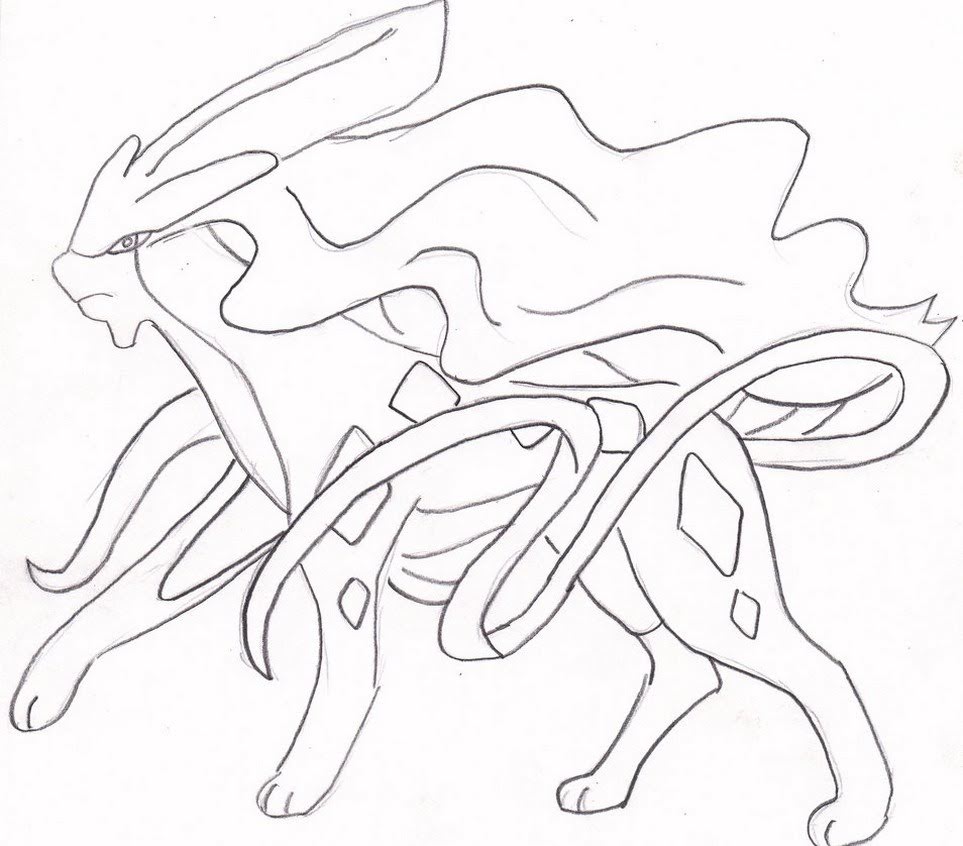 Suicune Pokemon Coloring Pages - Free Pokemon Coloring Pages