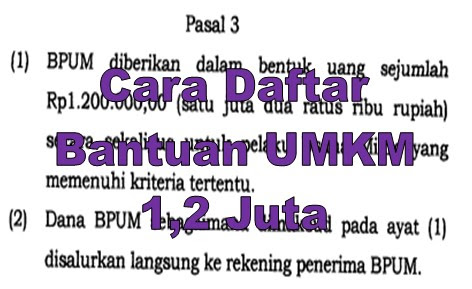 Wwwdepkop go id daftar bantuan umkm 2021