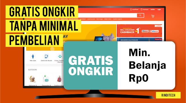 Cara Menggunakan Gratis Ongkir di Shopee Tanpa Minimal Belanja Rp0