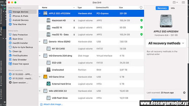 Descargar Disk Drill Data Recovery