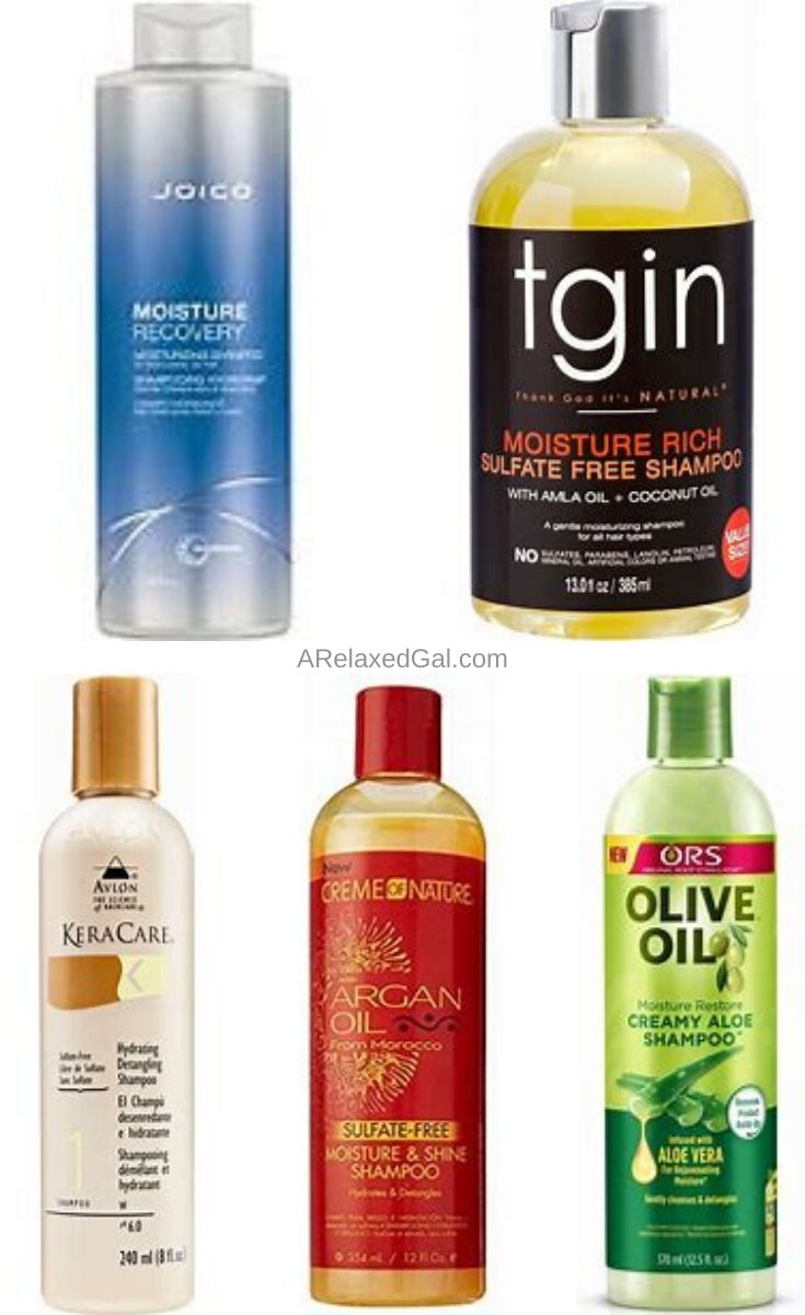Top 5 Moisturizing Shampoos For Relaxed Hair | A Relaxed Gal
