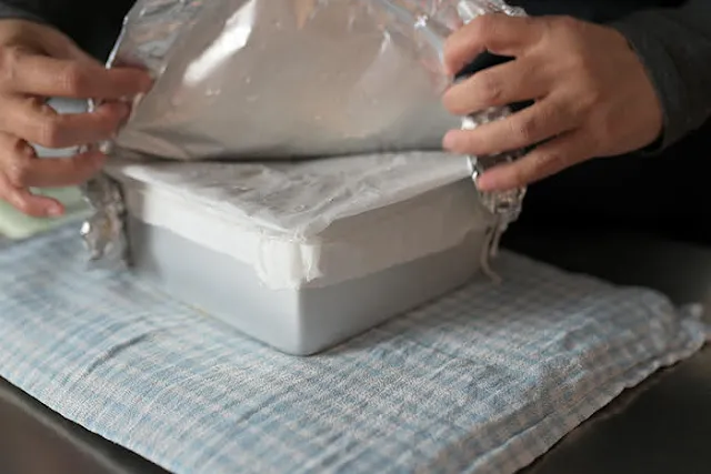 Remove foil and baking paper