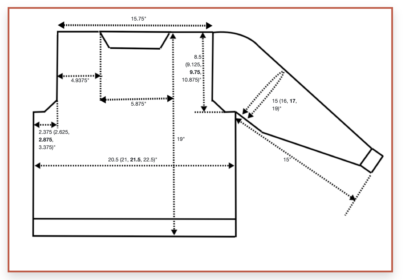Phrancko's Blog Measuring for a Woman's Sweater