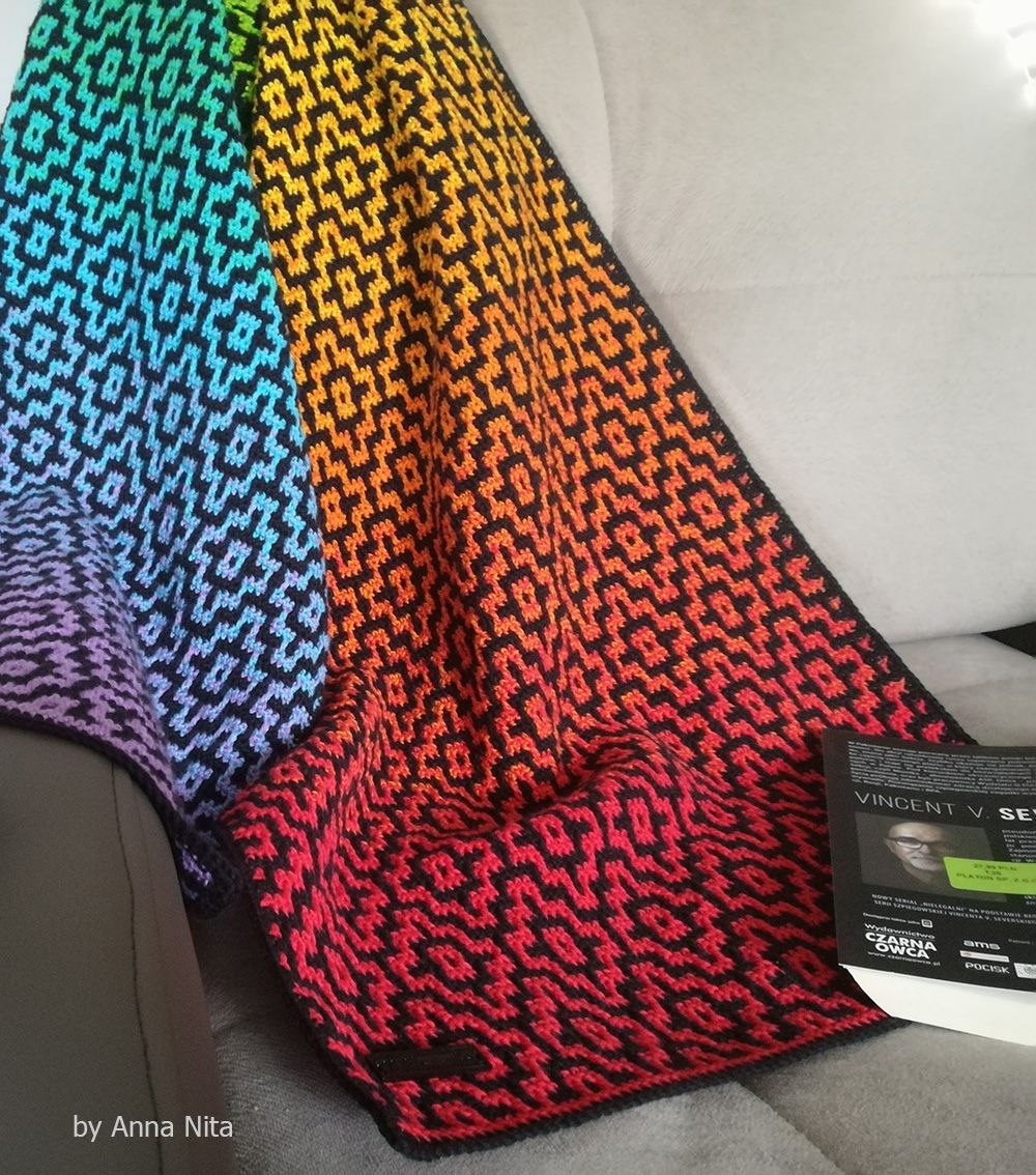 Nya Mosaic Blanket: reveal  LillaBjörn's Crochet World