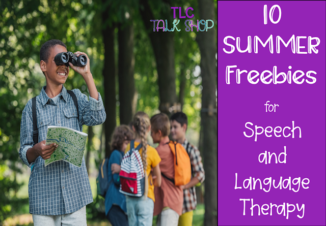 speech therapy summer worksheets