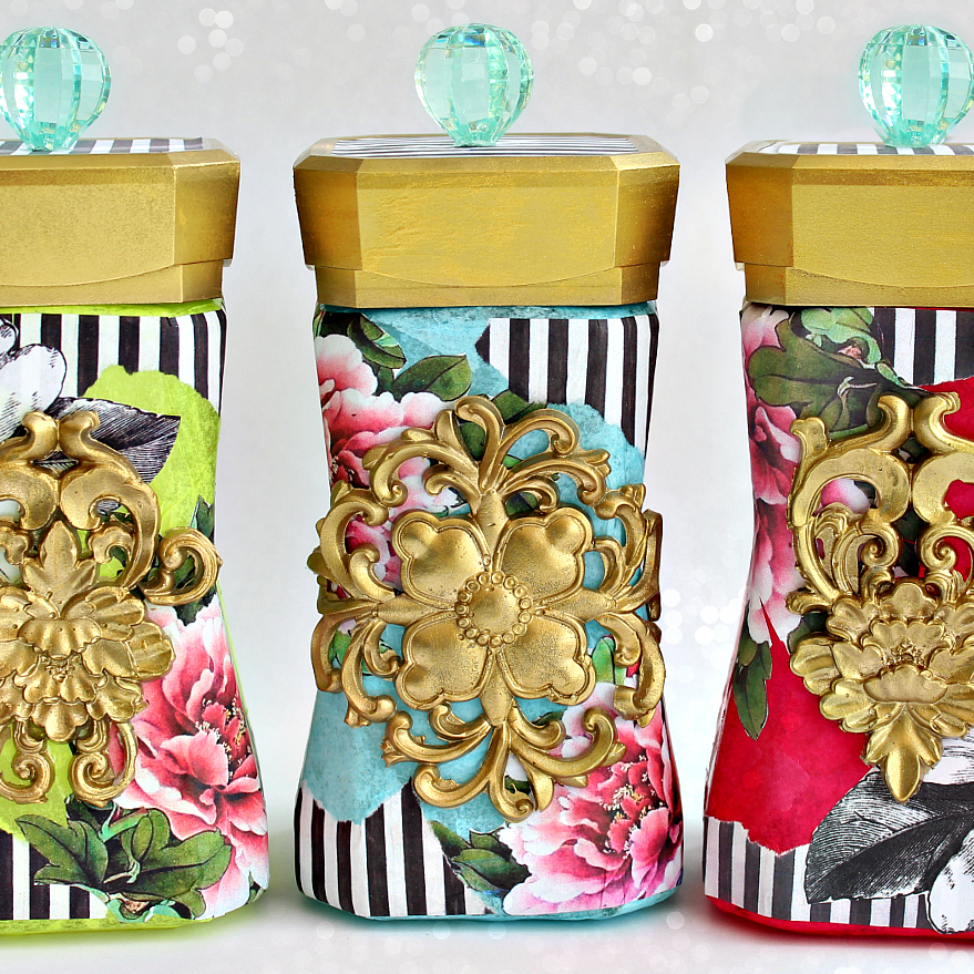 Mark Montano Mini Canister DIY Upcycled Instant Coffee Jars