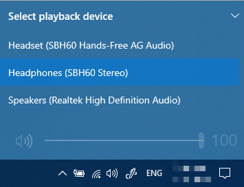 Renommer les périphériques de sortie audio dans Windows 10