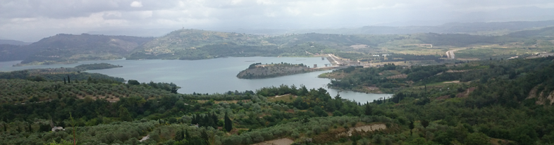 Panorama Ayn al-Bayda, Latakia, sebuah desa di Suriah Utara