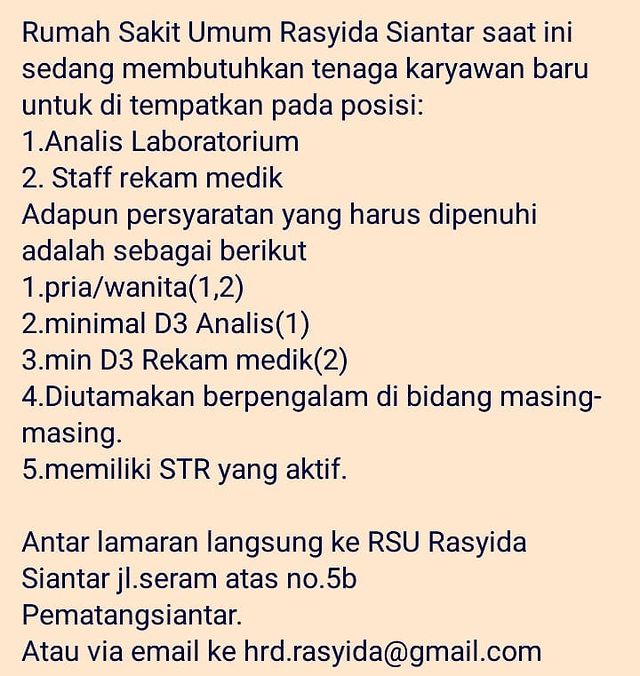 Rumah Sakit Rasyida Siantar
