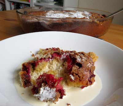 Lemon Raspberry Buckle