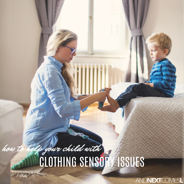 Clothing sensory issues in children with autism or sensory processing disorder
