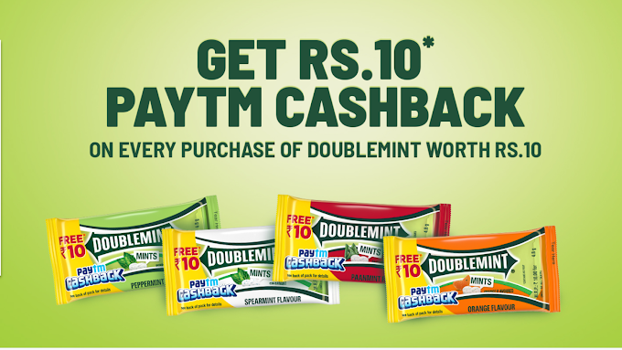 Get Free Rs.10 PayTM cash-PayTM Doublemint Offer(Here is Process)