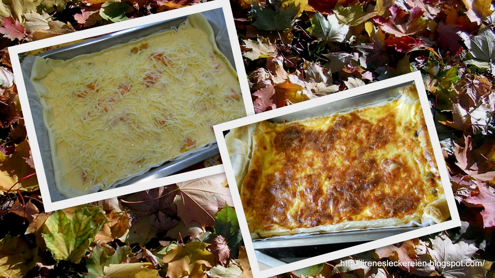 Irène`s Leckereien♥: Quiche mit Butternut-Kürbis und Räucherlachs von ...