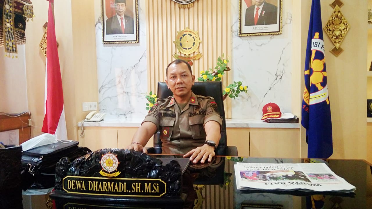 Pol PP Ajak Jajaran dan Instansi Terkait Lakukan Penurunan Baliho dan Razia Masker