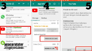 cara memindahkan aplikasi ke SD card root