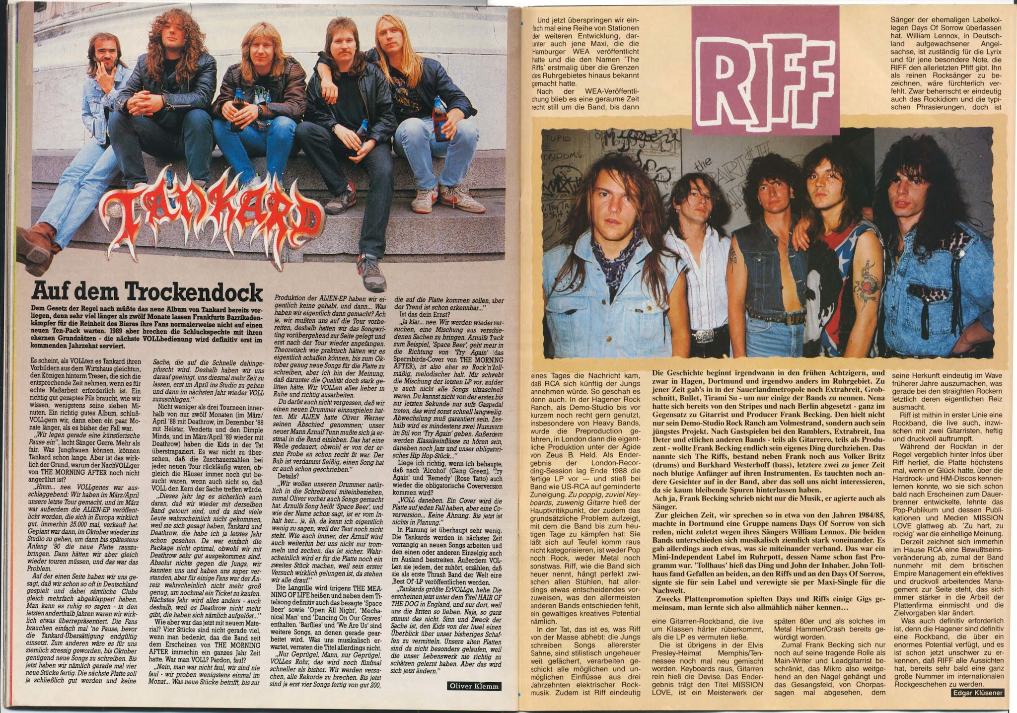 Old School Metal Music Metal Hammer198924