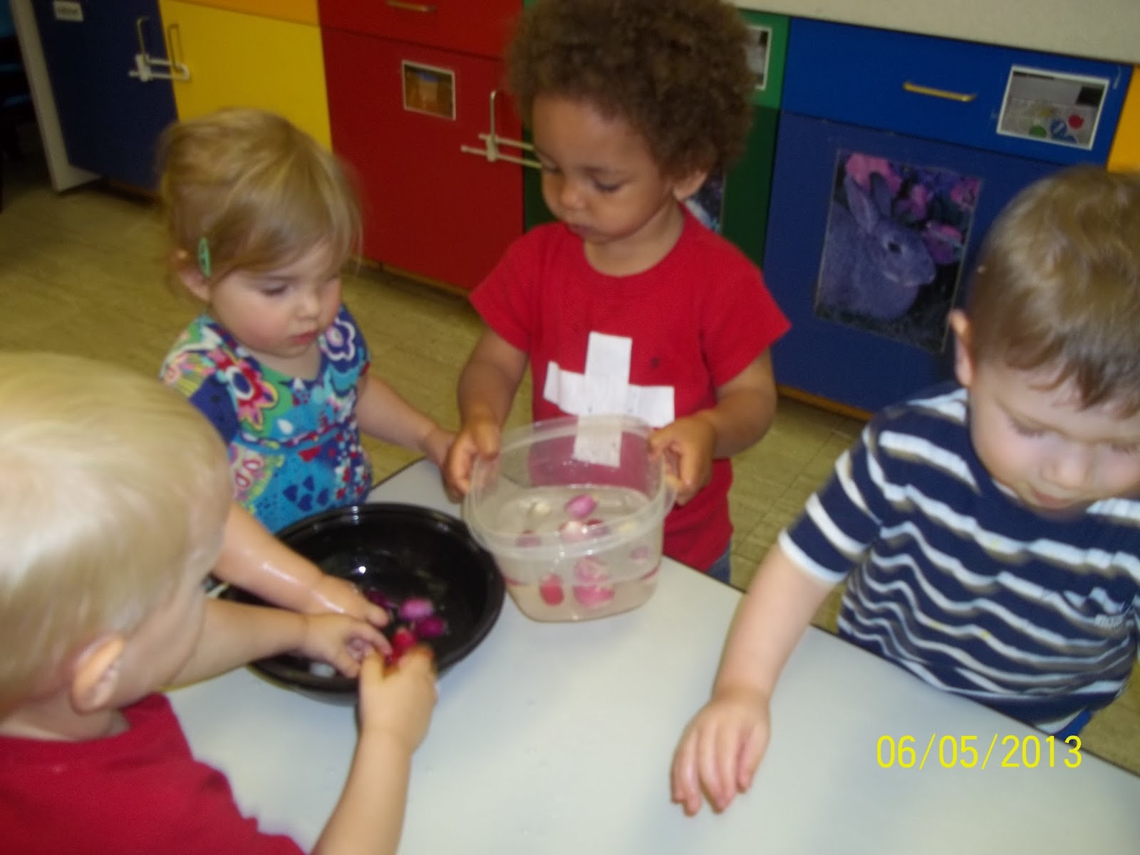 Blogging the ECC Toddler Bunnies Trying Radish Chips