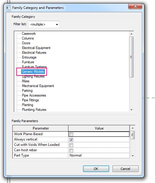 The BIM Data Loop in “Lookup Table Name” Parameter