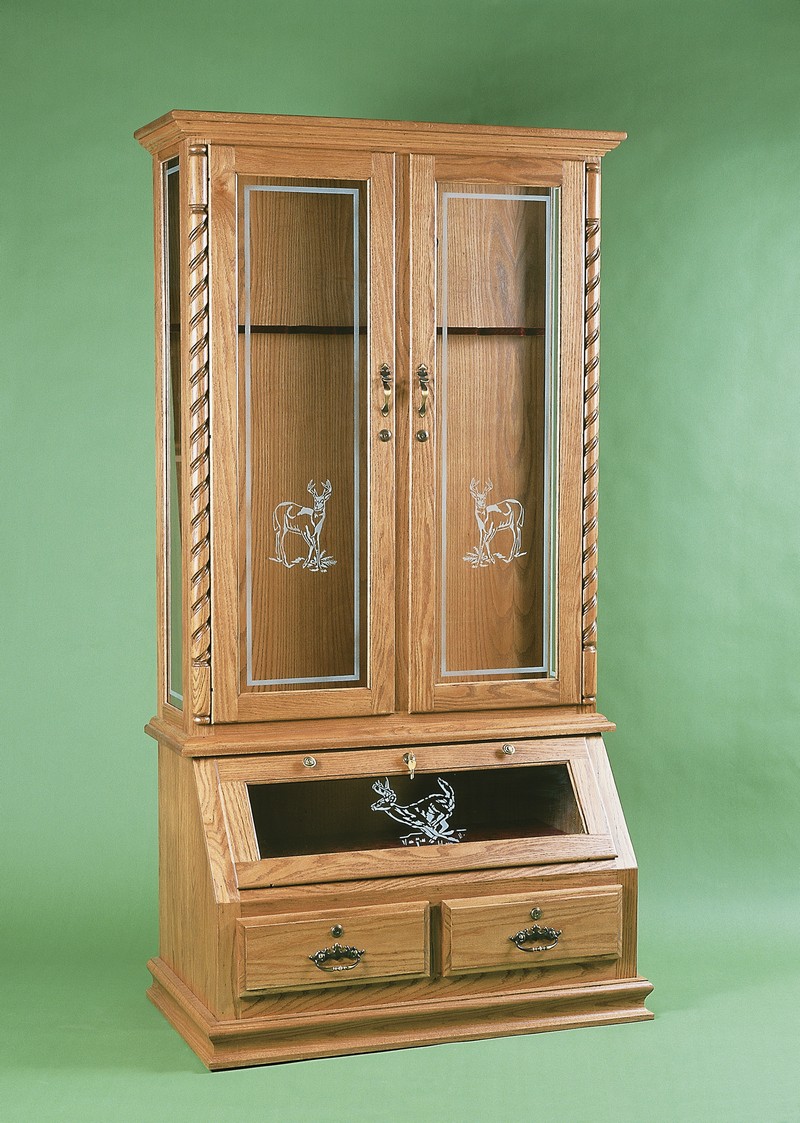 Woodworking wooden gun cabinets plans PDF Free Download