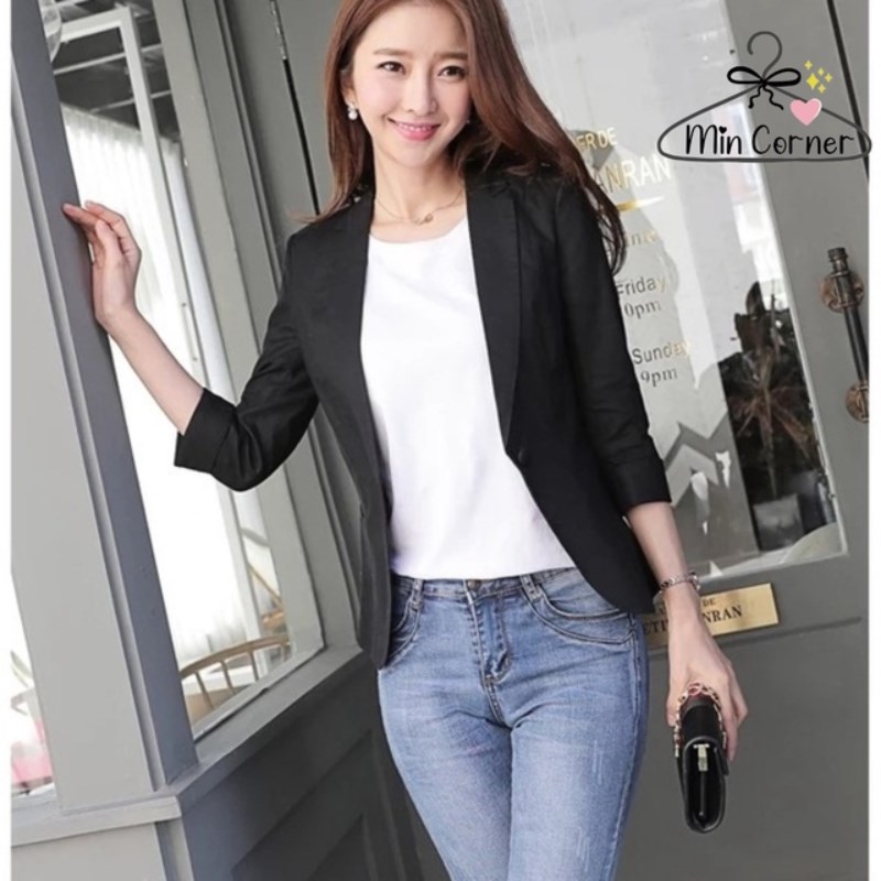 ÁO KHOÁC VEST BLAZER TAY LỬNG CÔNG SỞ THANH LỊCH