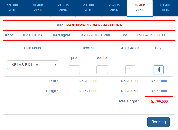 Tutorial Cara Mendaftar Atau Booking Tiket Kapal Pelni