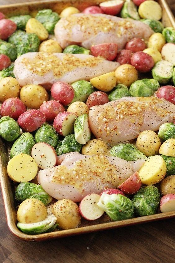 Sheet Pan Lemon Chicken Healthy Recipes Smoothies
