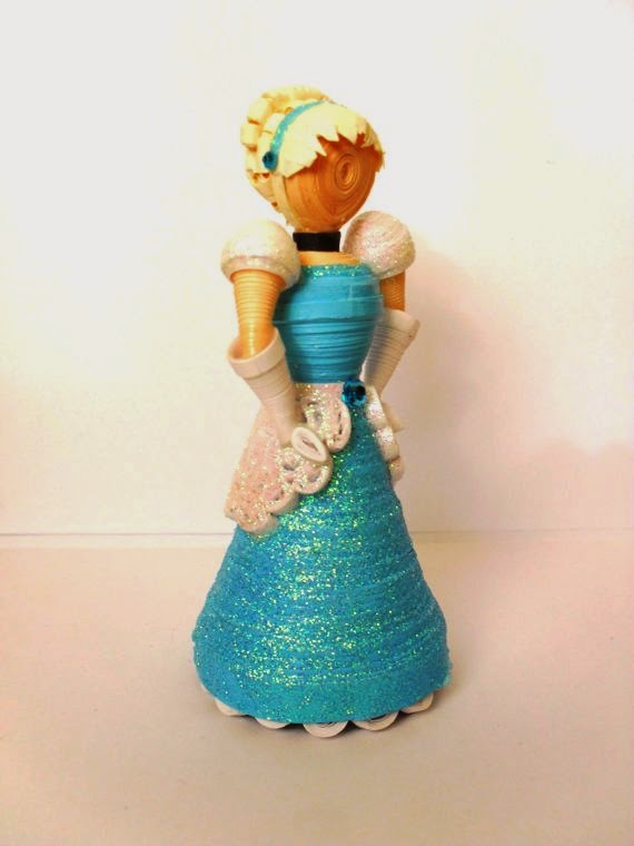 3D paper quilling Disney characters craft art ideas