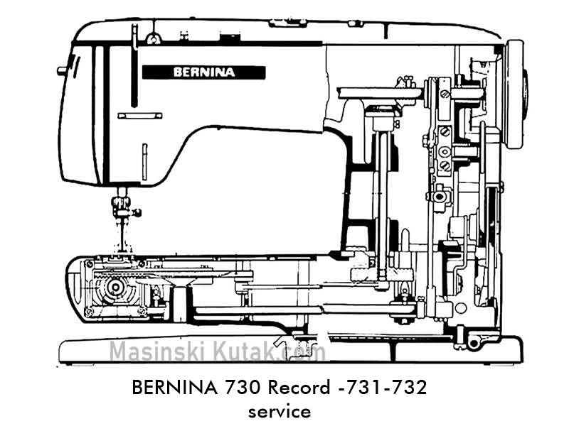 Bernina Service Manual and Adjustment | Bernina Sewing Machine Parts