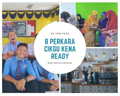 24 Jun Buka Semula Sekolah; Ini 8 Perkara Yang Cikgu Kena Ready