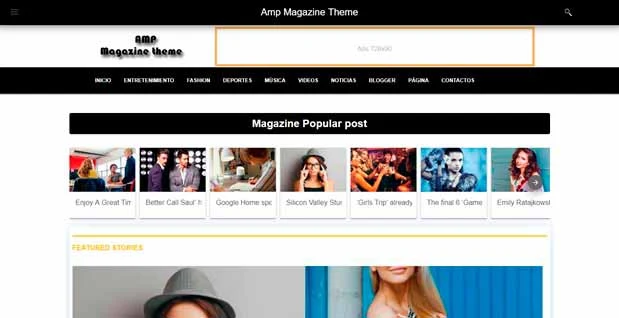 Premium AMP themes AMP Magazine Theme