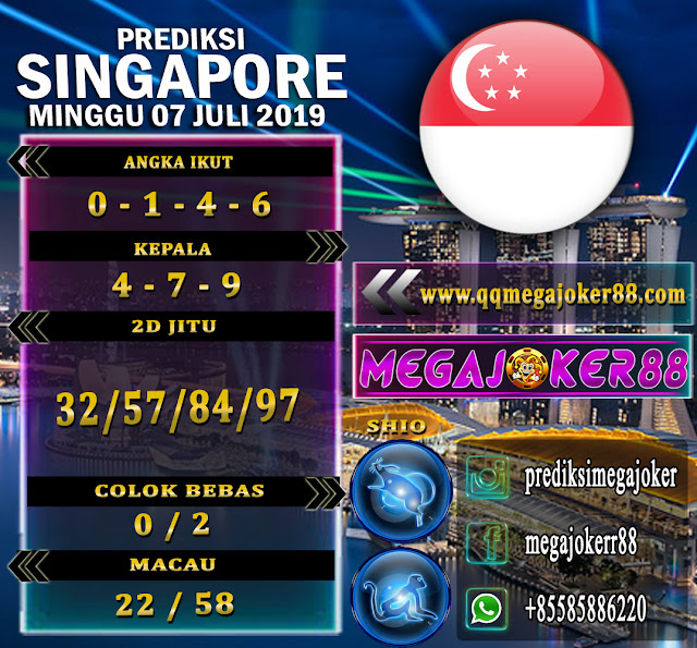 Prediksi Togel SGP Jitu Minggu 07 Juli 2019 - dunia dewasa