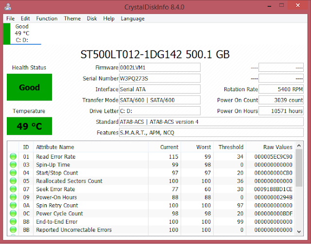 hard disk drive test and checkup