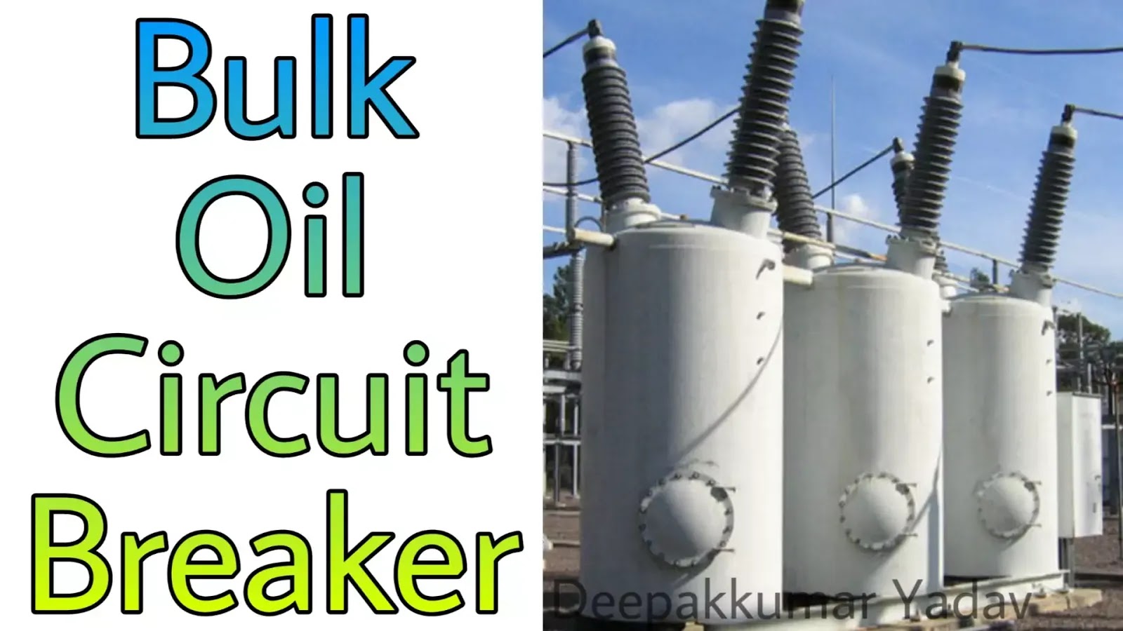 Oil Circuit Breaker Construction Working principle Advantages and Disadvantages