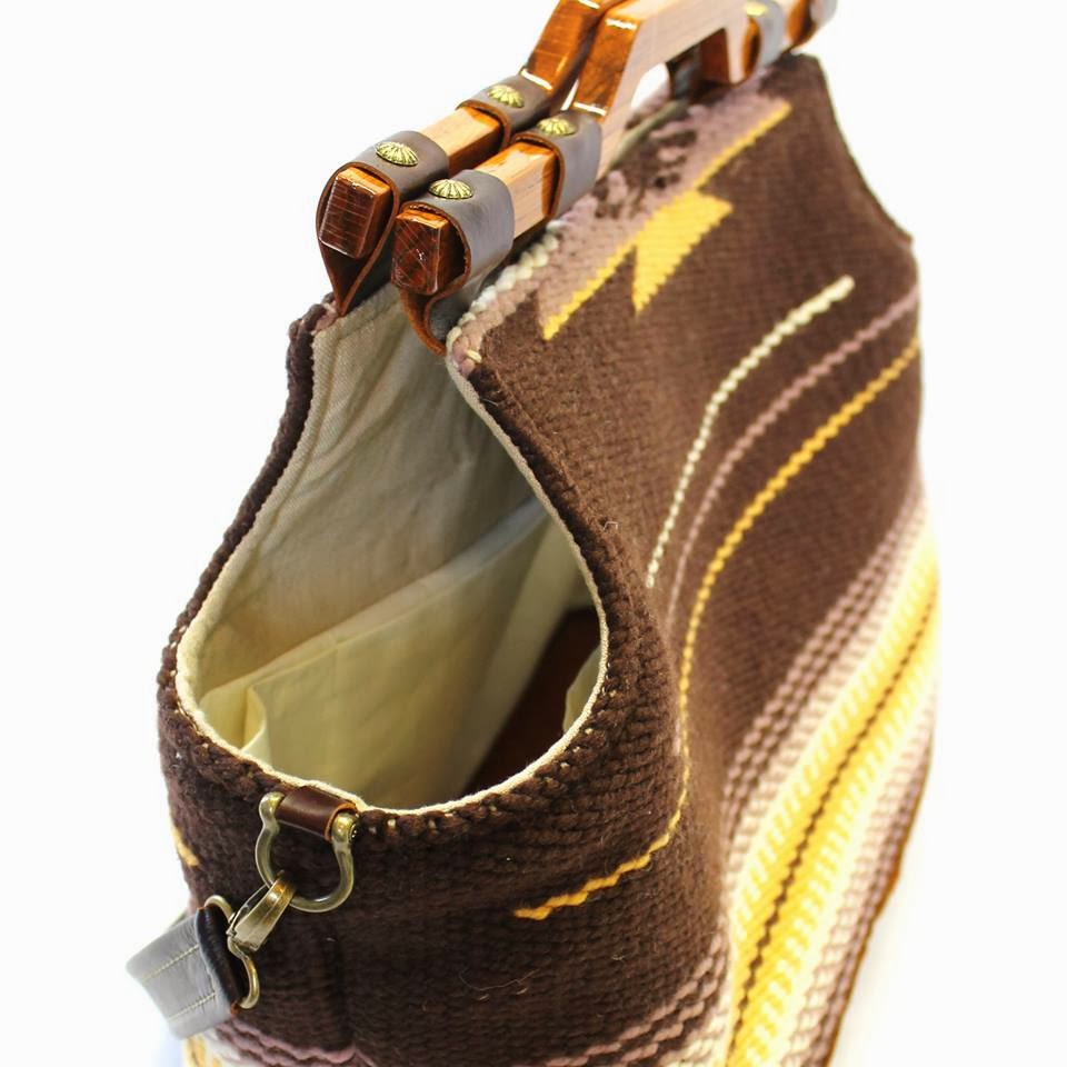 . Custom Handmade Navajo Wool Rug Bags